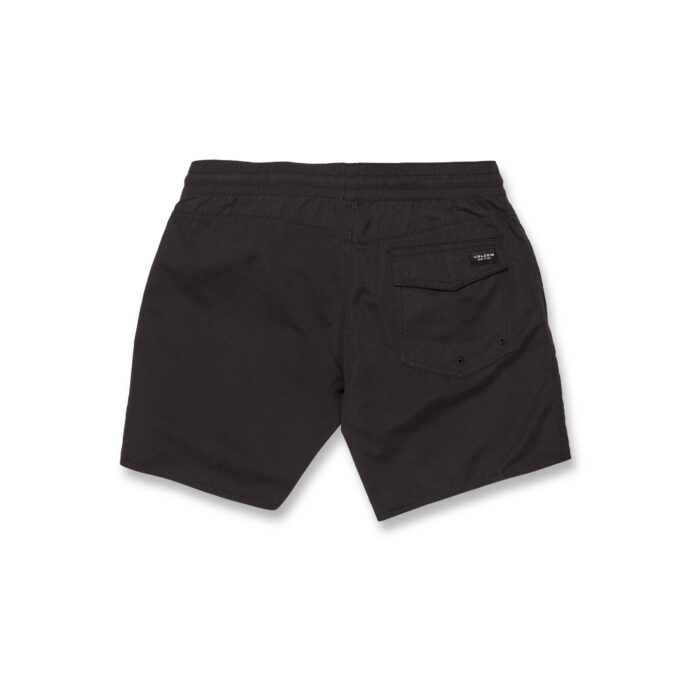VOLCOM LIDO SOLID TRUNK 16 BOARDSHORT BLACK - Image 4