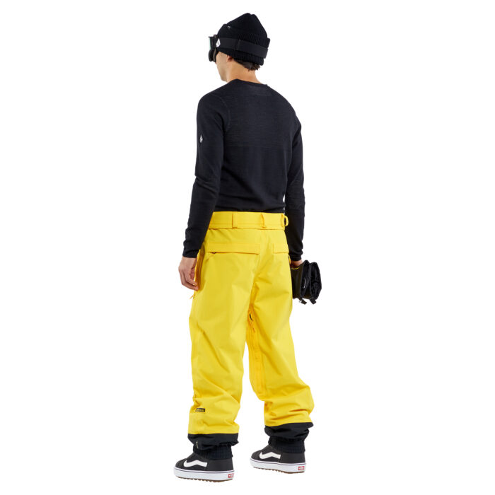 VOLCOM LONGO GORE-TEX SNOWBOARD PANT BRIGHT YELLOW - Image 4