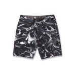 VOLCOM MARBLE MOD 19 BOARDSHORT BLACK - Image 5