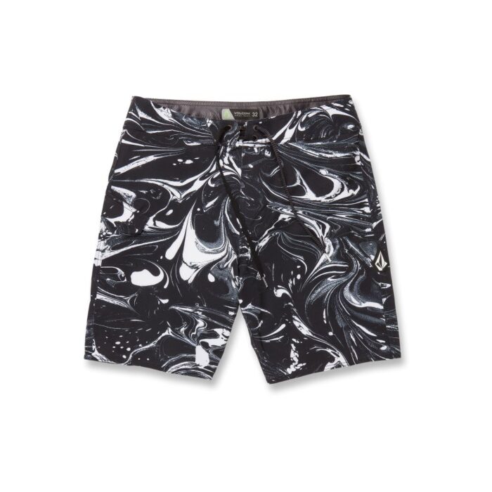 VOLCOM MARBLE MOD 19 BOARDSHORT BLACK - Image 5