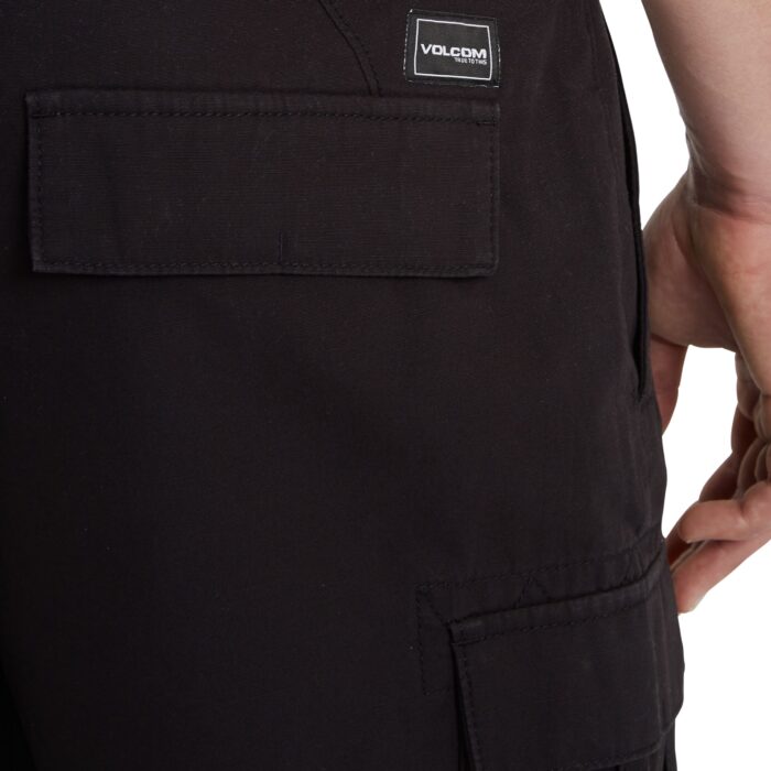 VOLCOM MARCH CARGO SHORT BLACK - Image 7