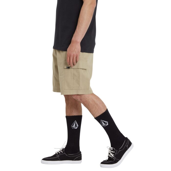 VOLCOM MARCH CARGO SHORT KHAKI - Image 2