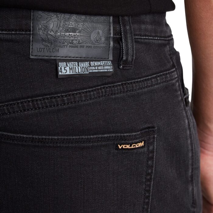 VOLCOM MODOWN TAPERED DENIM INK BLACK - Image 5