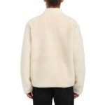 VOLCOM MUZZER FUZZAR ZIP FLEECE DIRTY WHITE - Image 2