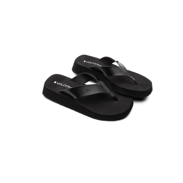 VOLCOM NOT UR MOMS PLATFORM SANDALS BLACK - Image 2