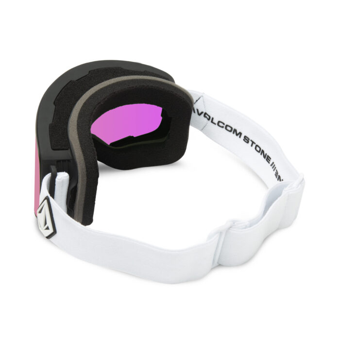 VOLCOM ODYSSEY SNOW GOGGLES MATTE WHITE PINK CHROME - Image 3