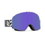 VOLCOM ODYSSEY SNOW GOGGLES OP ART PURPLE CHROME