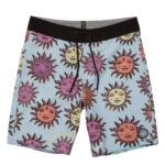 VOLCOM BOYS OZZY TRUNK BOARDSHORT AETHER BLUE