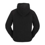 VOLCOM POLAR FLEECE HOODED QUARTER ZIP BLACK - Image 2