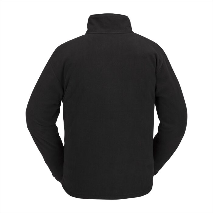 VOLCOM POLAR FLEECE MOCK QUARTER ZIP BLACK - Image 2
