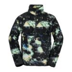 VOLCOM POLAR FLEECE MOCK QUARTER ZIP SPRITZ BLACK