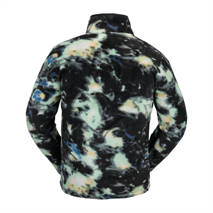 VOLCOM POLAR FLEECE MOCK QUARTER ZIP SPRITZ BLACK - Image 2