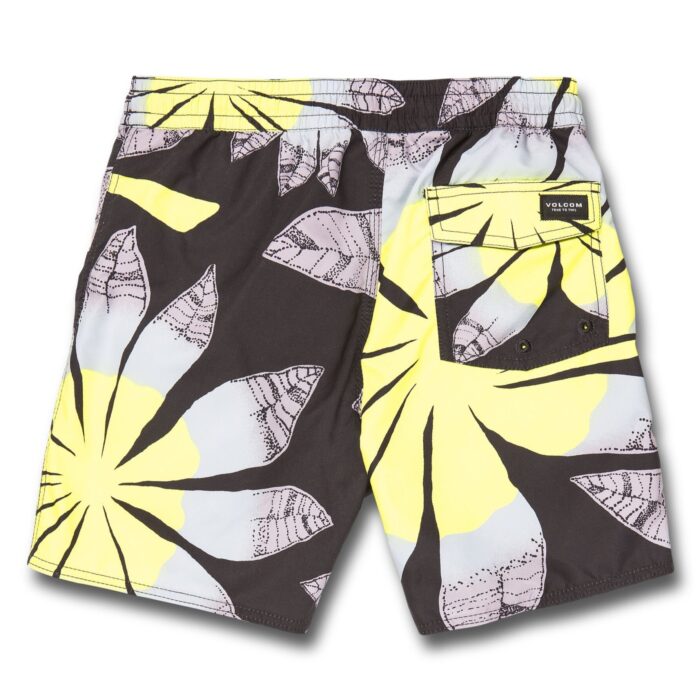 VOLCOM BOYS POLY PARTY TRUNK BOARDSHORT BLACK - Image 2
