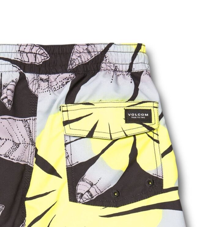 VOLCOM BOYS POLY PARTY TRUNK BOARDSHORT BLACK - Image 3