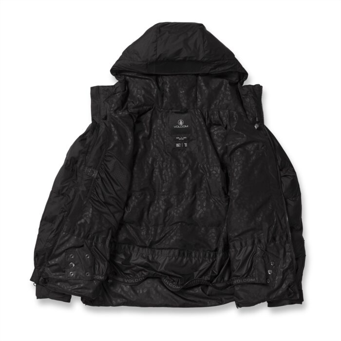 VOLCOM PUFFLEUP WOMEN SNOW JACKET BLACK - Image 11
