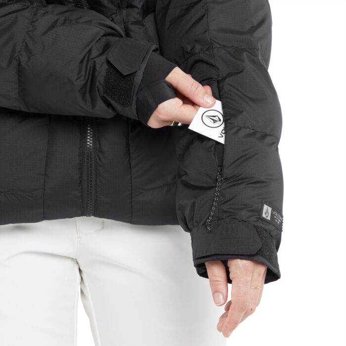 VOLCOM PUFFLEUP WOMEN SNOW JACKET BLACK - Image 6