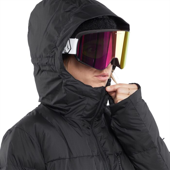 VOLCOM PUFFLEUP WOMEN SNOW JACKET BLACK - Image 8