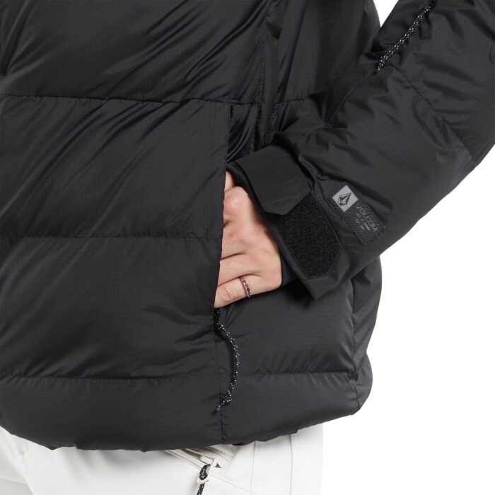 VOLCOM PUFFLEUP WOMEN SNOW JACKET BLACK - Image 10