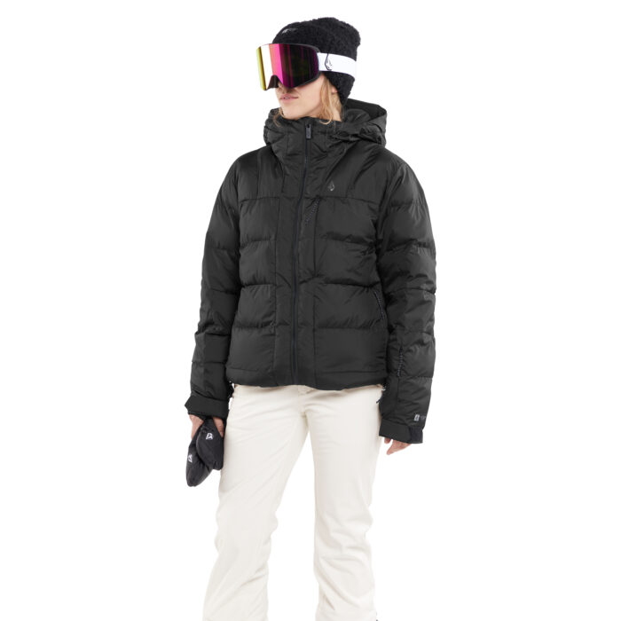 VOLCOM PUFFLEUP WOMEN SNOW JACKET BLACK - Image 3