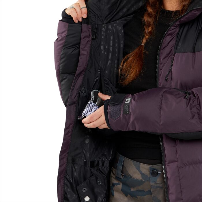VOLCOM PUFFLEUP WOMEN SNOW JACKET BLACKBERRY - Image 7