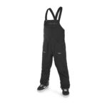 VOLCOM RAIN GORE-TEX BIB OVERALL SNOWBOARD PANT BLACK