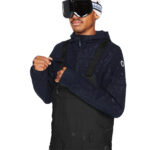 VOLCOM RAIN GORE-TEX BIB OVERALL SNOWBOARD PANT BLACK - Image 4