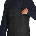 VOLCOM RAIN GORE-TEX BIB OVERALL SNOWBOARD PANT BLACK - Image 5
