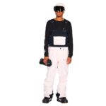 VOLCOM ROAN BIB OVERALL SNOWBOARD PANT PARTY PINK - Image 11