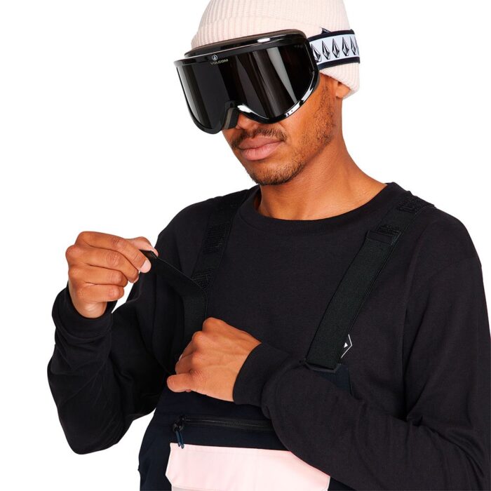VOLCOM ROAN BIB OVERALL SNOWBOARD PANT PARTY PINK - Image 8