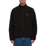 VOLCOM RUNTIME GRID ZIP FLEECE BLACK