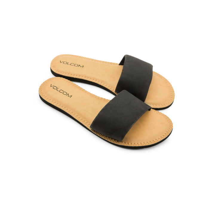 VOLCOM SIMPLE SLIDE SANDALS BLACK - Image 2