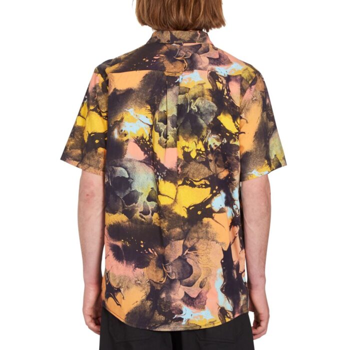 VOLCOM SKULLI PRINT SHIRT DAWN YELLOW - Image 2