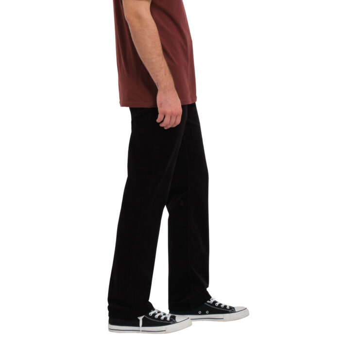 VOLCOM SOLVER 5 POCKET CORD PANT BLACK - Image 3