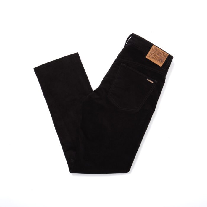 VOLCOM SOLVER 5 POCKET CORD PANT BLACK - Image 6