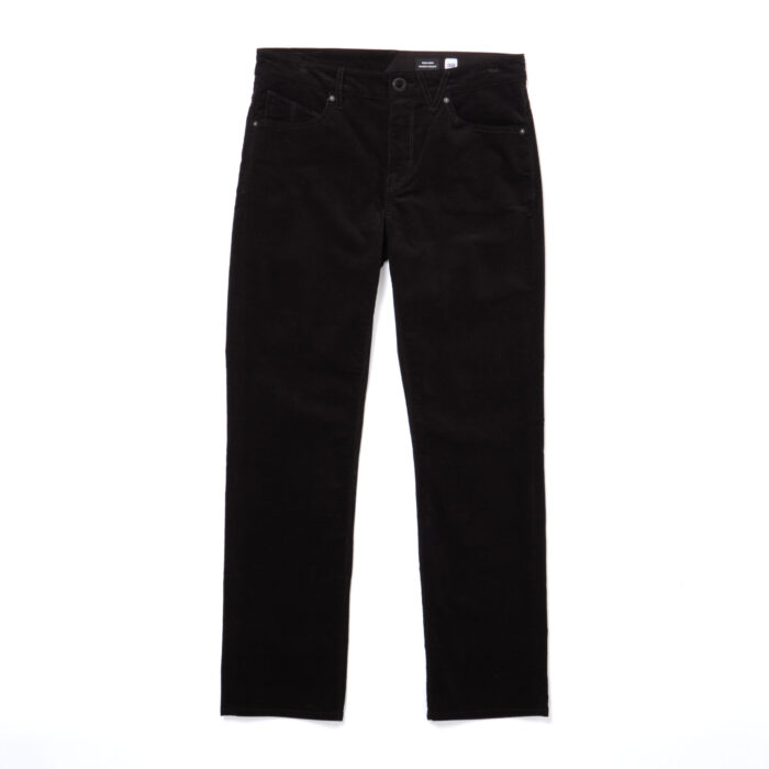 VOLCOM SOLVER 5 POCKET CORD PANT BLACK - Image 7