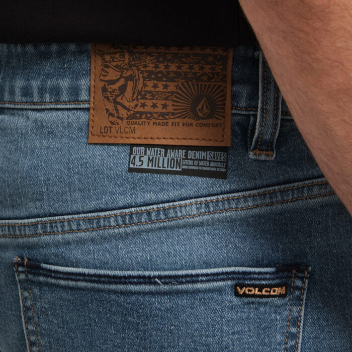 VOLCOM SOLVER DENIM OLD TOWN INDIGO - Image 4