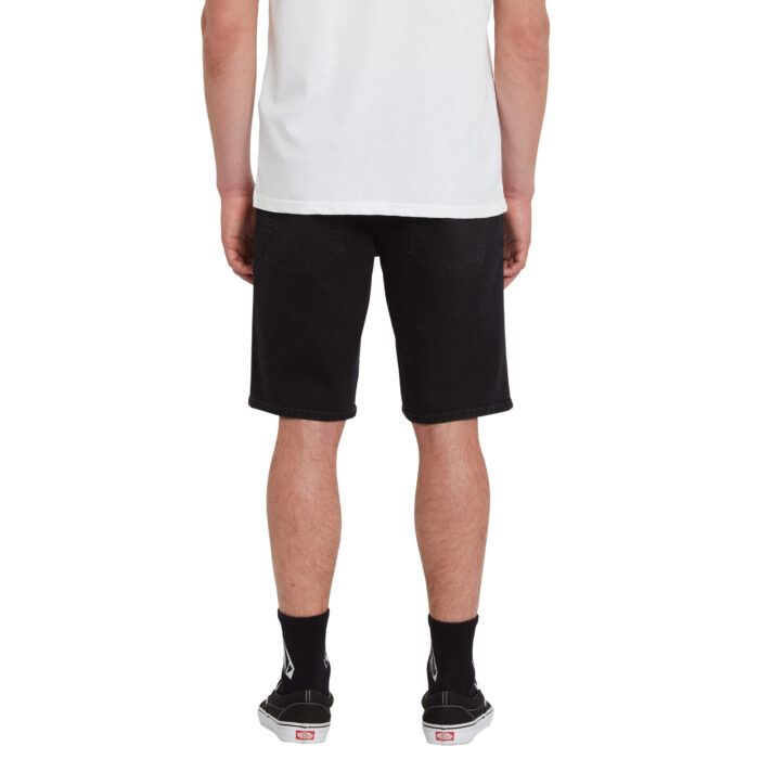 VOLCOM SOLVER DENIM SHORT BLACK OUT - Image 2