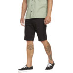 VOLCOM SOLVER LITE TWILL SHORT BLACK
