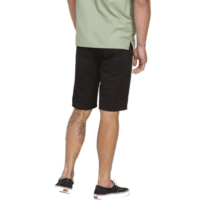 VOLCOM SOLVER LITE TWILL SHORT BLACK - Image 2