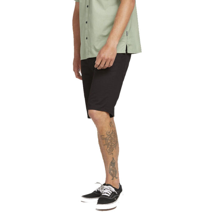 VOLCOM SOLVER LITE TWILL SHORT BLACK - Image 3