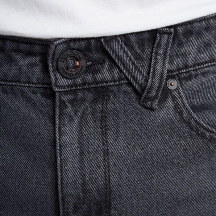 VOLCOM SOLVER MODERN FIT JEAN FADE TO BLACK - Image 5