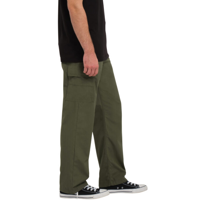 VOLCOM SQUADS CARGO LOOSE TAPERED PANT SQUADRON GREEN - Image 3