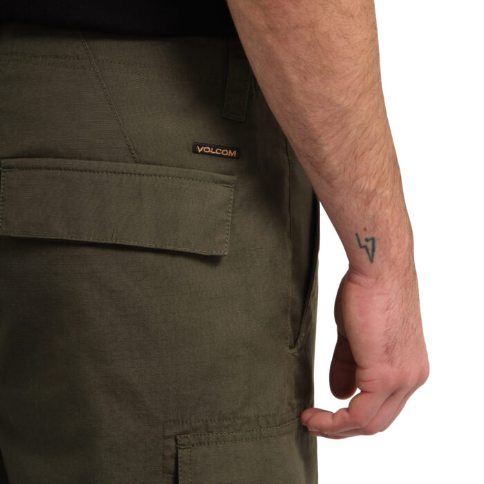 VOLCOM SQUADS CARGO LOOSE TAPERED PANT SQUADRON GREEN - Image 4