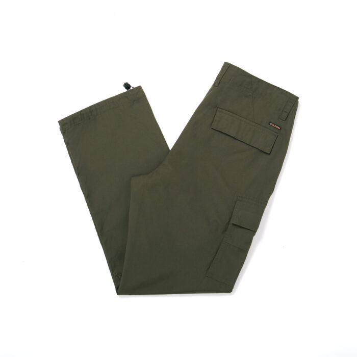 VOLCOM SQUADS CARGO LOOSE TAPERED PANT SQUADRON GREEN - Image 7