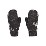 VOLCOM STAY DRY GORE-TEX SNOW MITTENS BLACK GIRAFFE