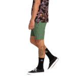 VOLCOM SURF N TURF FADED HYBRID SHORTS DUSTY GREEN - Image 3