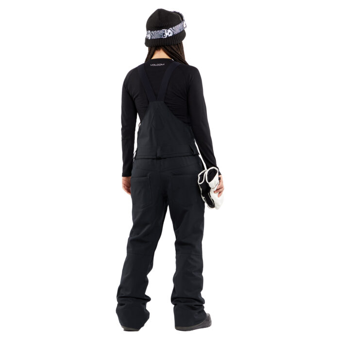 VOLCOM SWIFT BIB OVERALL WOMEN SNOWBOARD PANT BLACK - Image 12