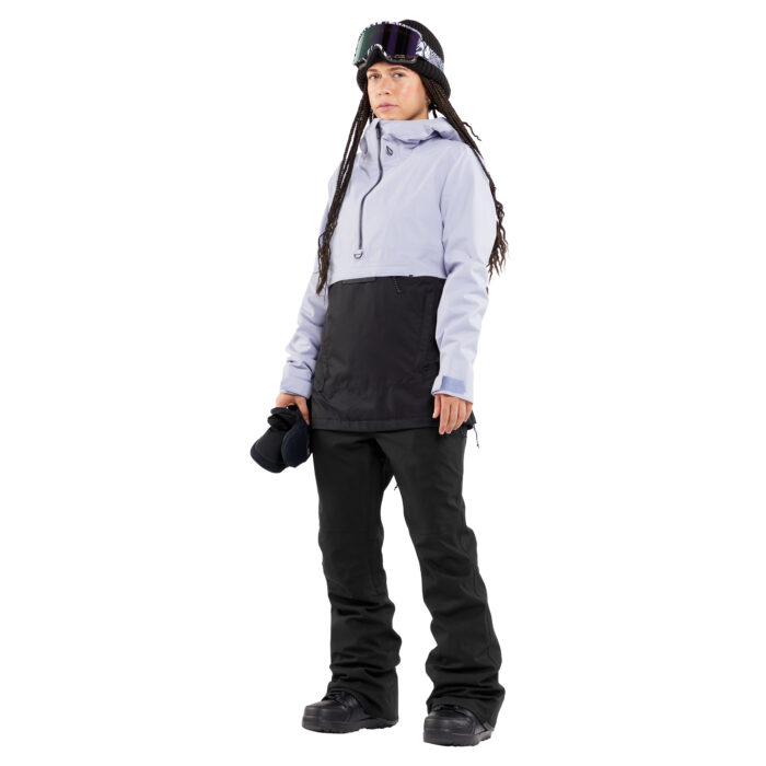VOLCOM SWIFT BIB OVERALL WOMEN SNOWBOARD PANT BLACK - Image 3