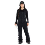 VOLCOM SWIFT BIB OVERALL WOMEN SNOWBOARD PANT BLACK - Image 10