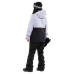 VOLCOM SWIFT BIB OVERALL WOMEN SNOWBOARD PANT BLACK - Image 4